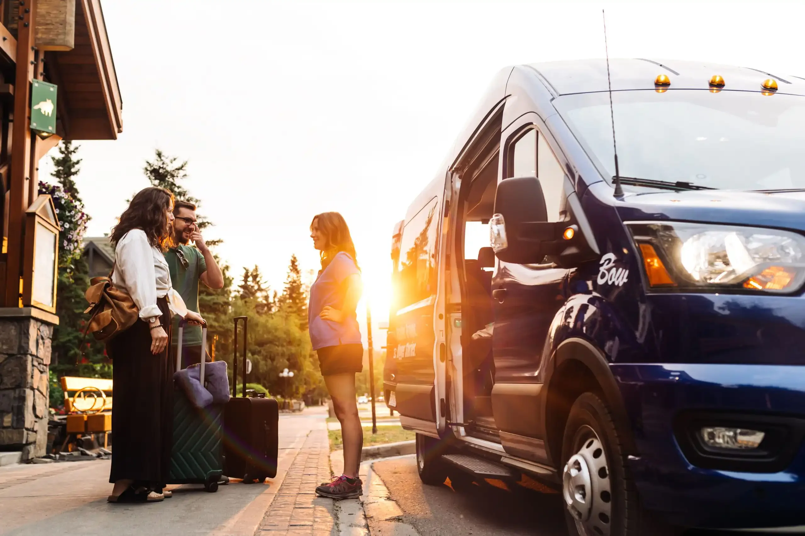 Pick up and Drop off at the most of Banff's hotels