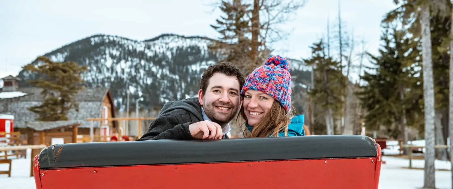 Banff private winter sleigh ride