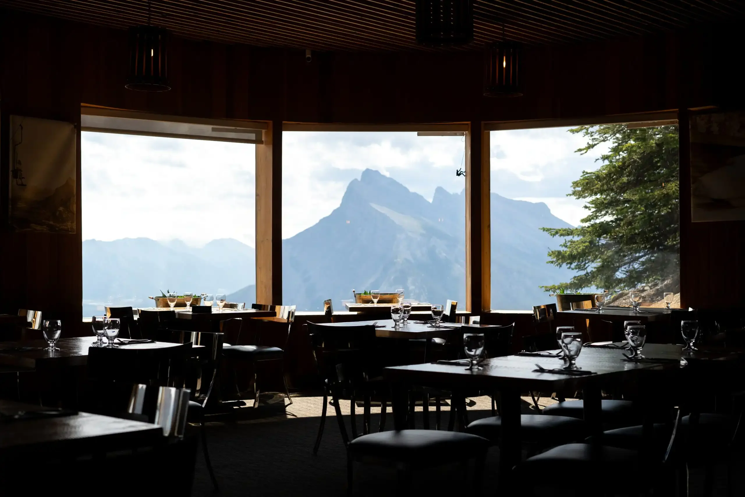 chairlift sightseeing - restaurant