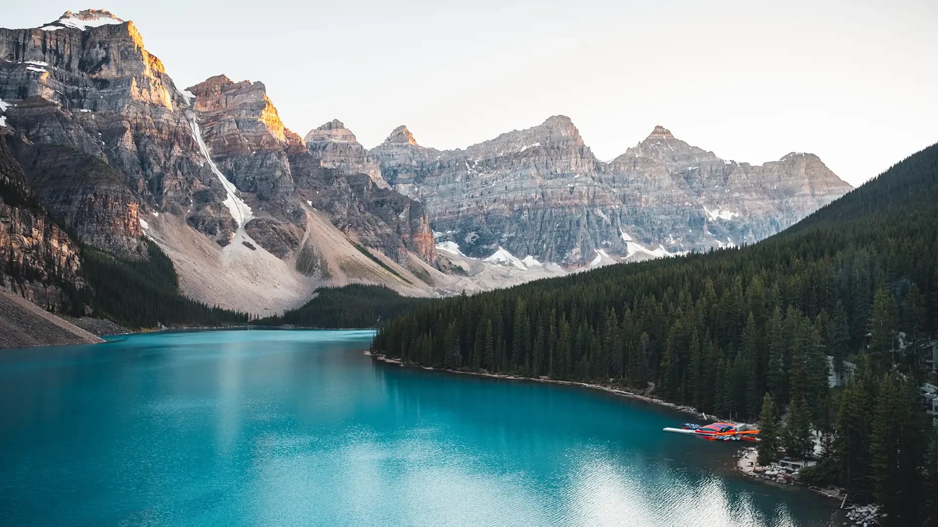 Banff National Park lake view
